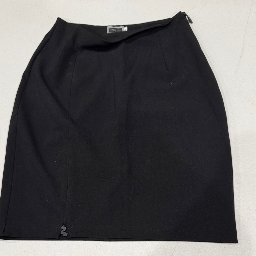 Sympli Classic Black Pencil Skirt